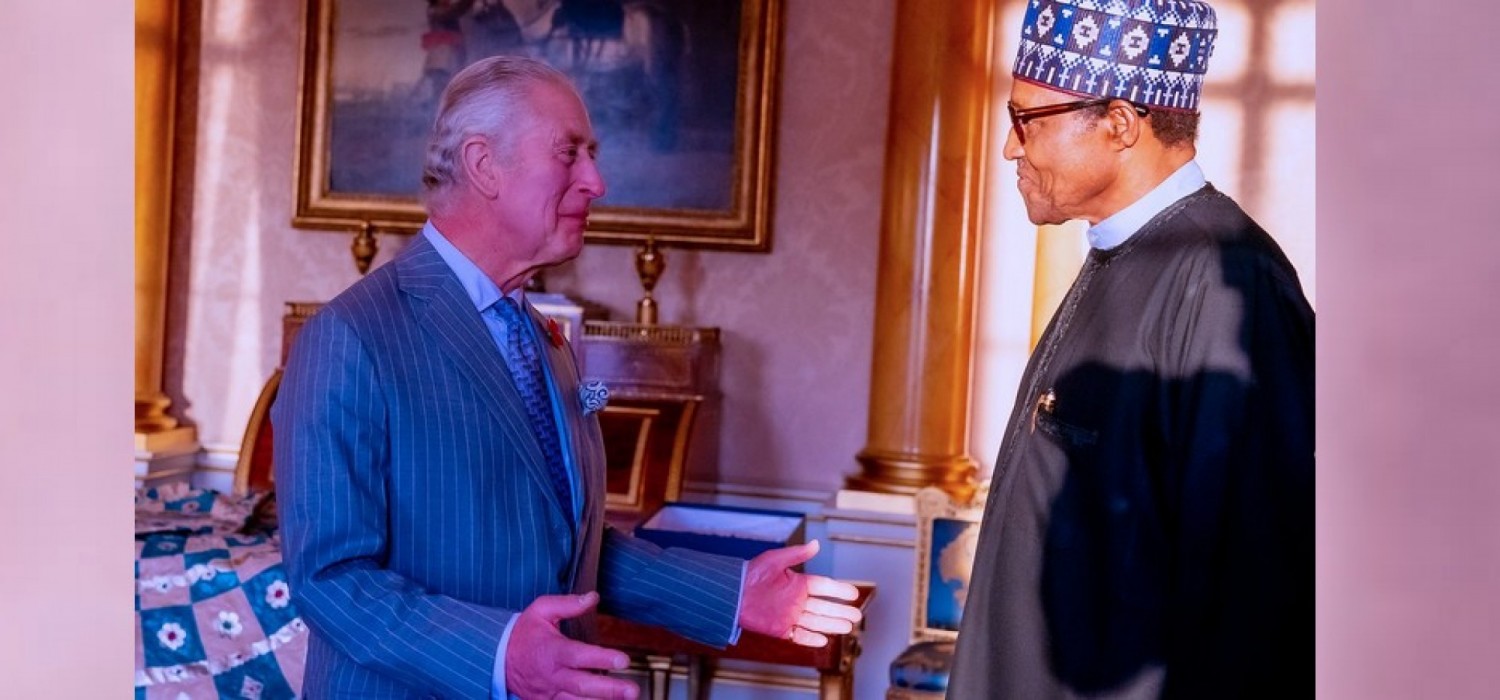 Nigeria Royaume-Uni :  Révélation de Buhari au roi Charles III sur ses biens immobiliers