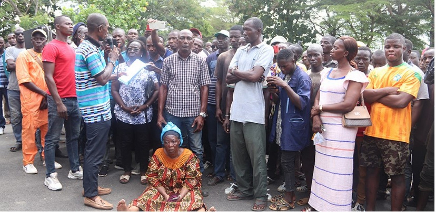 Côte d'Ivoire : A Bouaflé, les populations protestent contre le réaménagement de leurs quartiers, les explications  du Préfet de Région