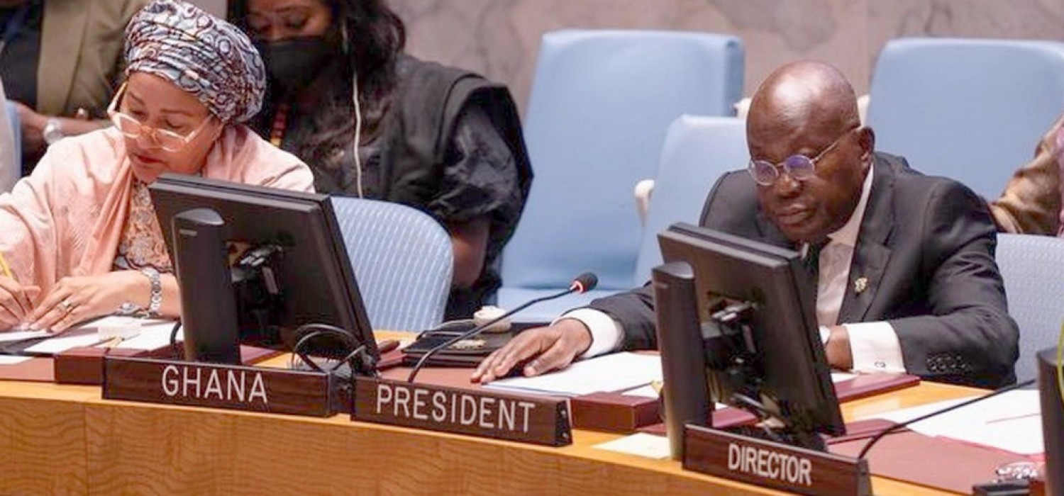 Afrique :  Akufo-Addo motive l'appel à la réforme du Conseil de sécurité de l'ONU et interpelle sur le terrorisme