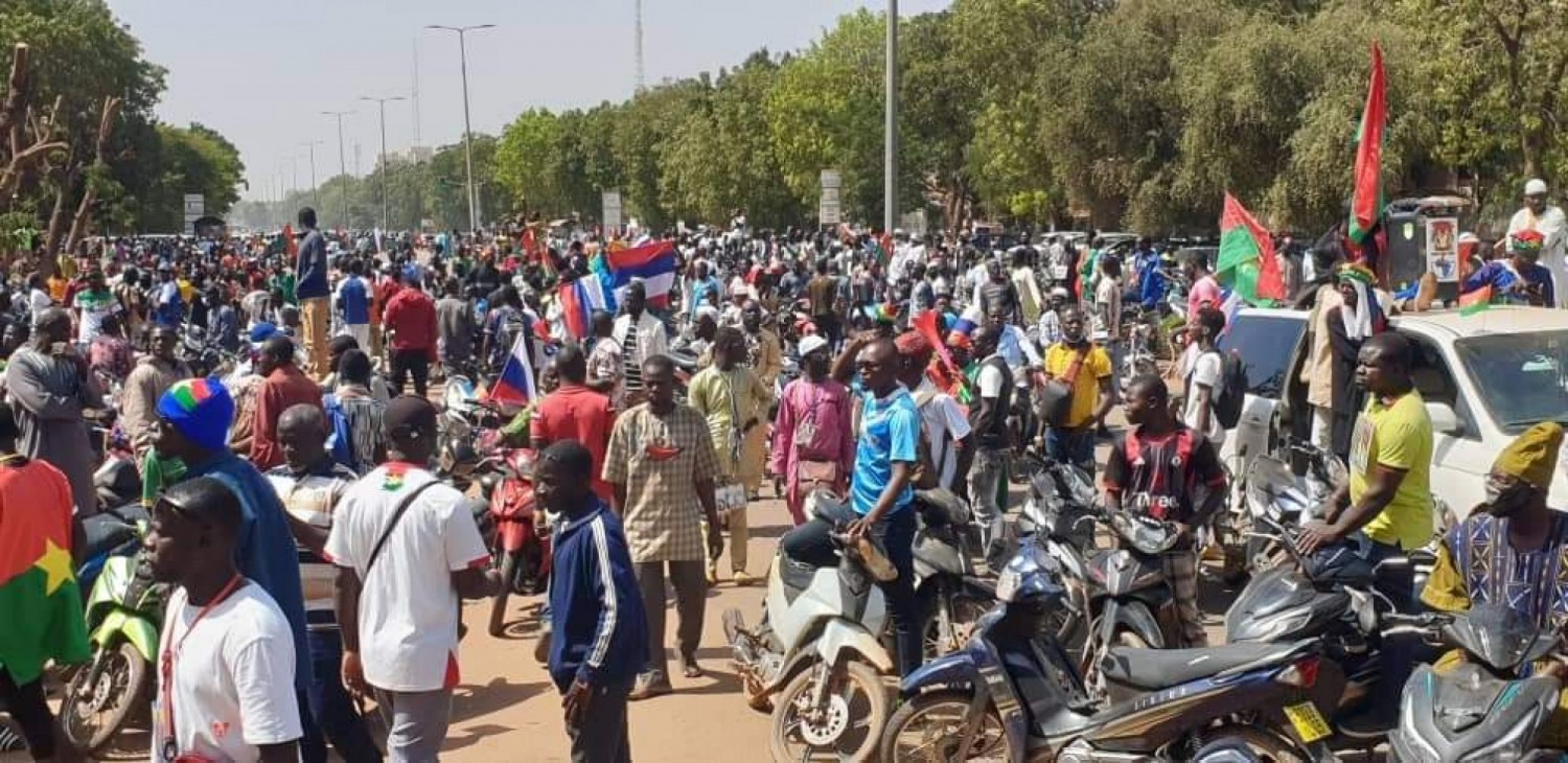Burkina Faso : Sous influence russe, nouvelle manifestation contre la présence de la France