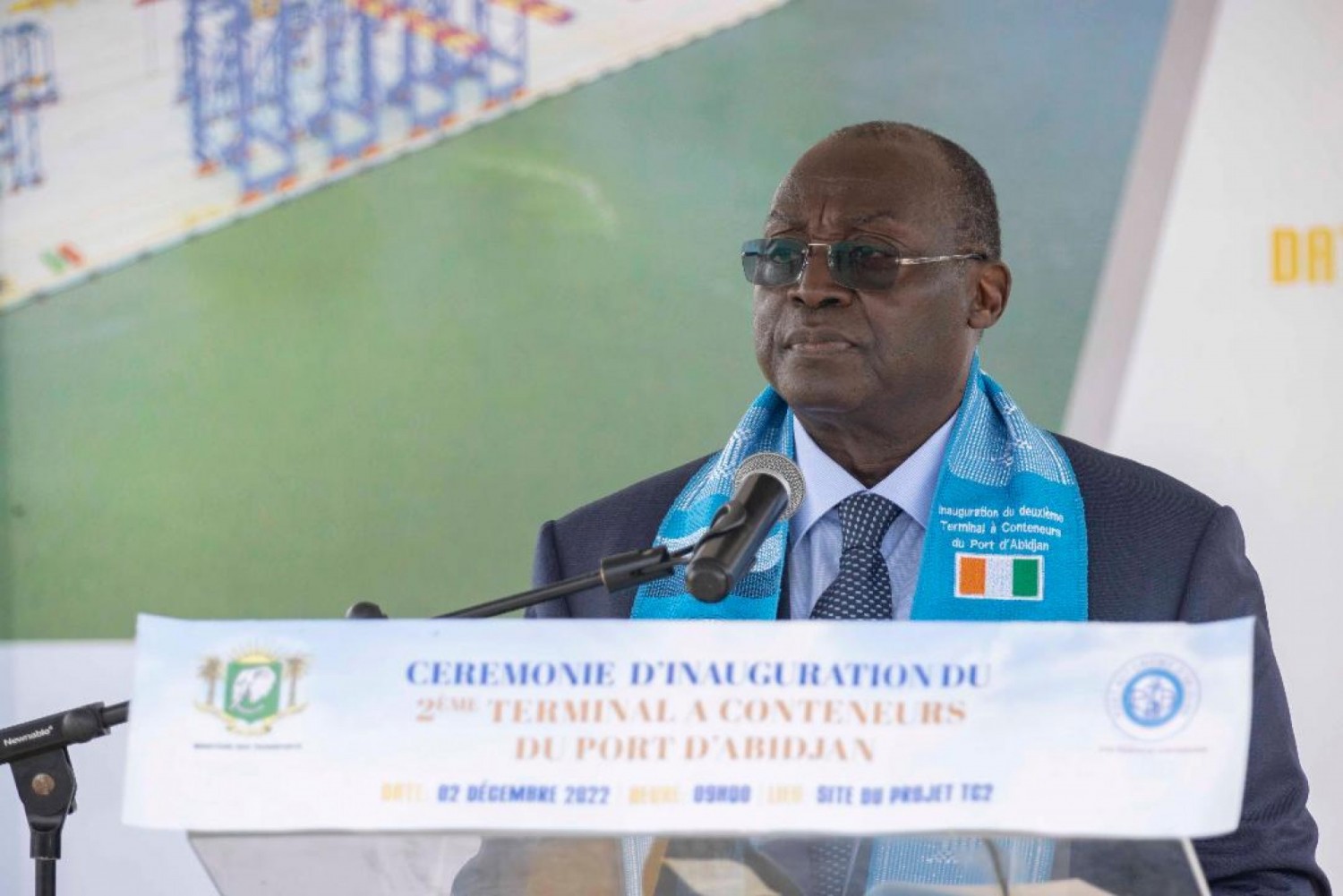 Côte d'Ivoire :   Inauguration du 2ᵉ terminal à conteneurs du Port autonome d'Abidjan, Tiémoko Koné salue les importantes mutations qui s'opèrent dans le secteur portuaire