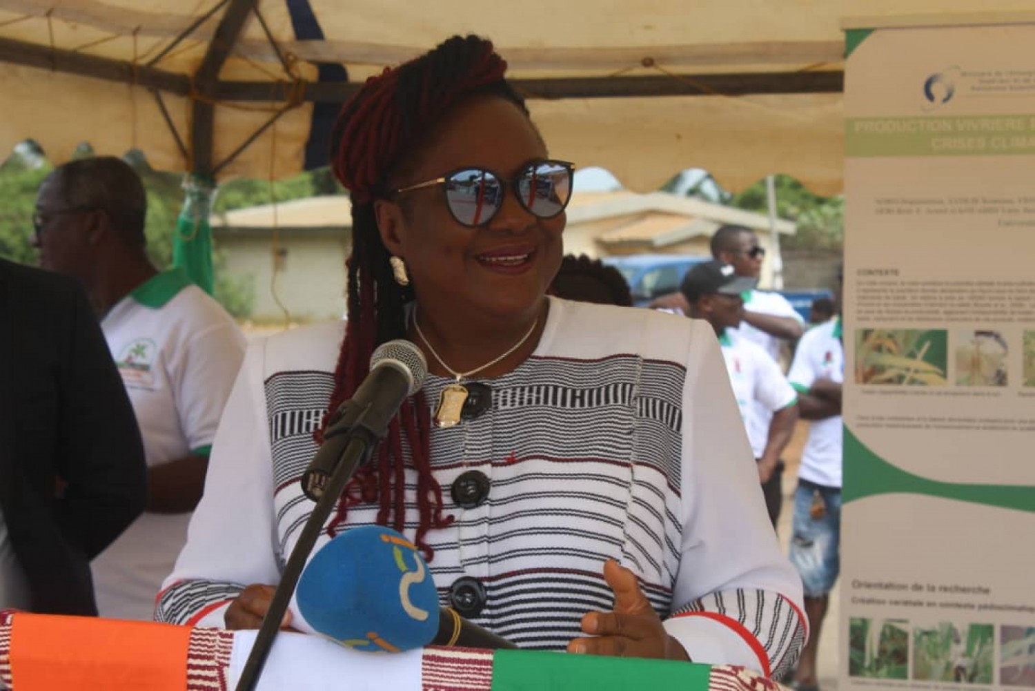 Côte d'Ivoire : A Sinfra, journée agricole, l'engagement et le dévouement légendaire des femmes dans le développement du vivrier dans la région, salués par la présidente de l'UJLoG