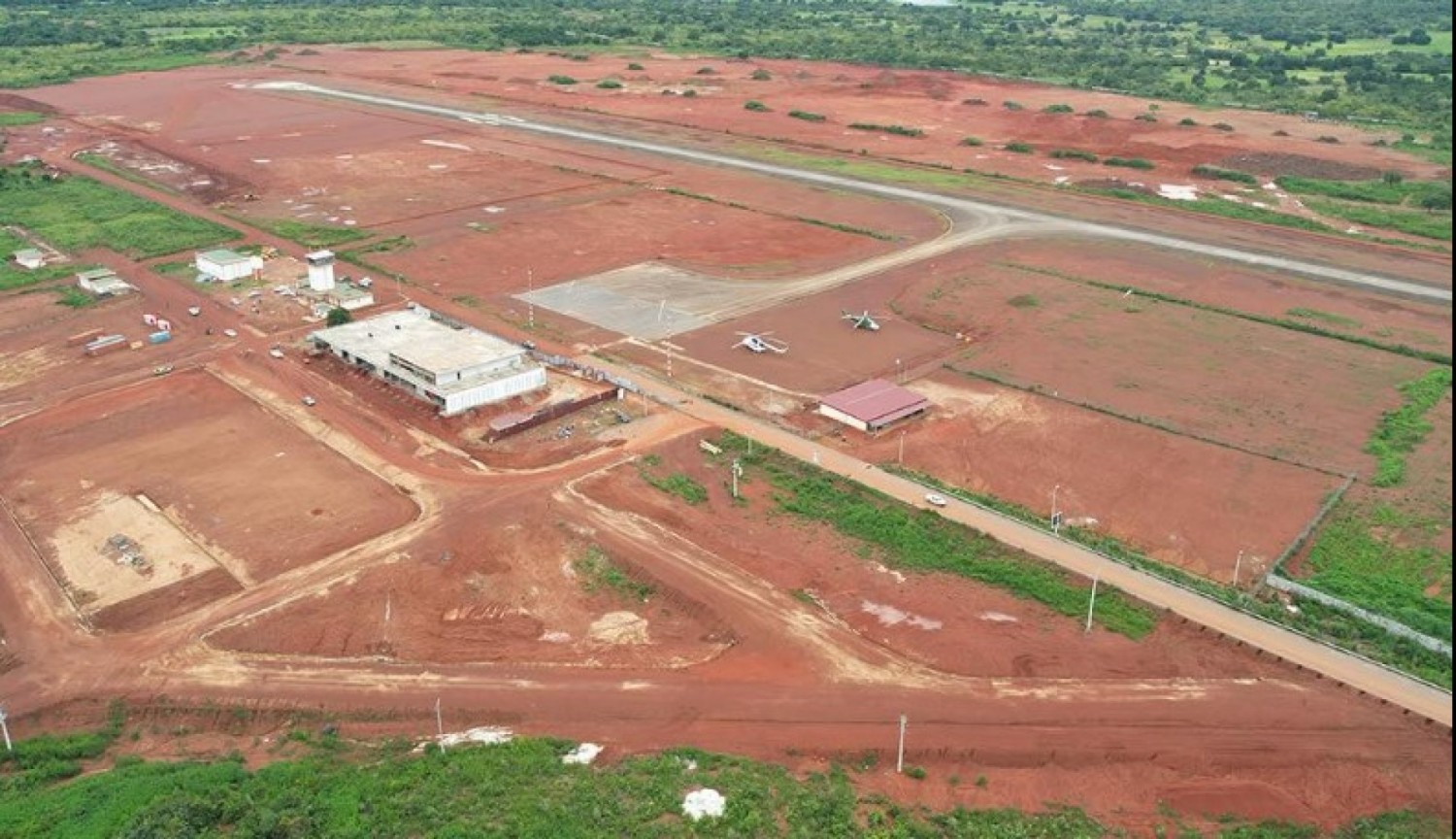 Côte d'Ivoire : L'aéroport de Korhogo bientôt réhabilité, la piste d'atterrissage passera de 1500 m  à 2100 m