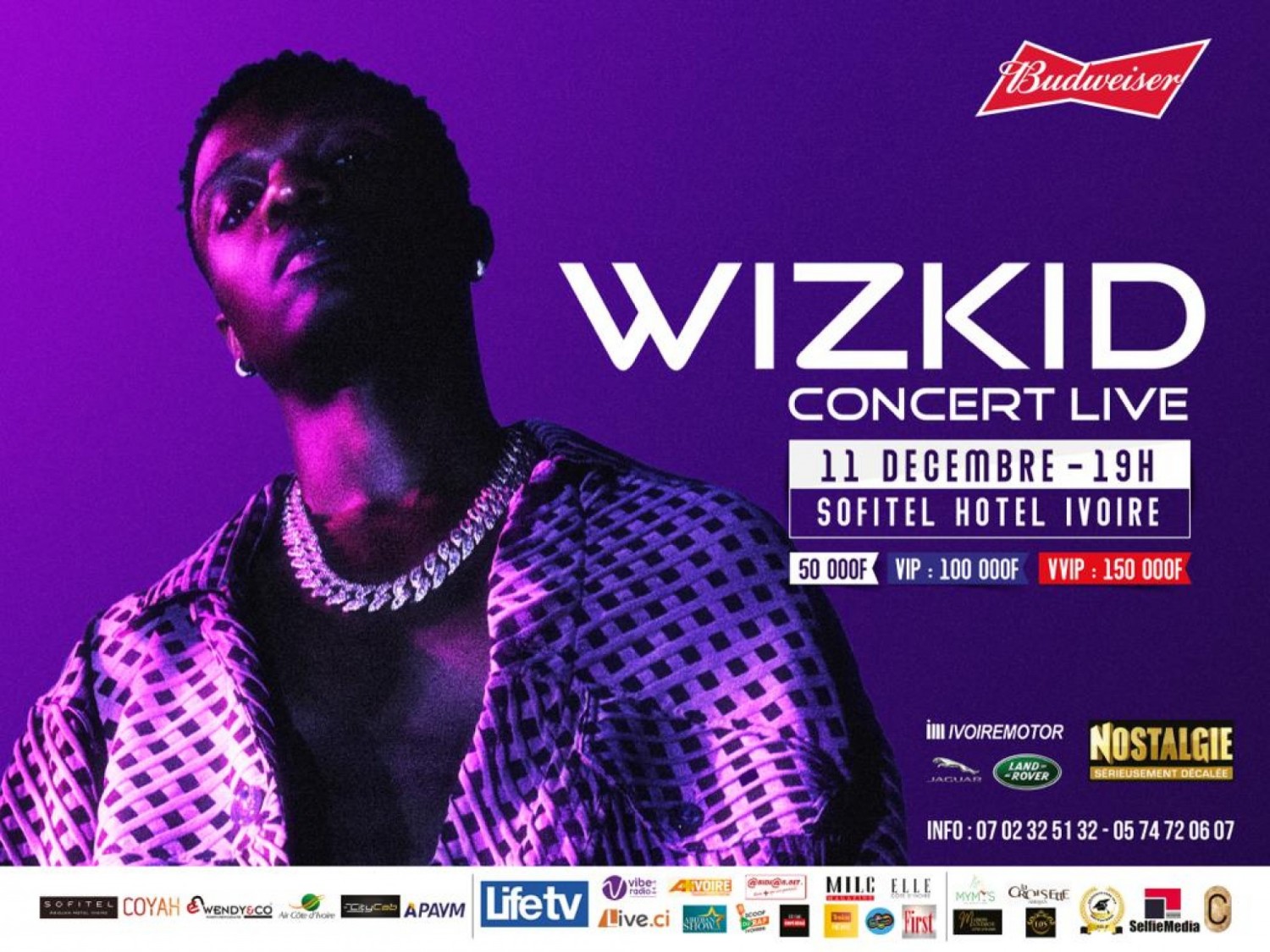Côte d'Ivoire : Concert manqué de Wizkid à Abidjan, les spectateurs invités à se rendre à leur point d'achat respectif pour se faire rembourser jusqu'au 23 décembre