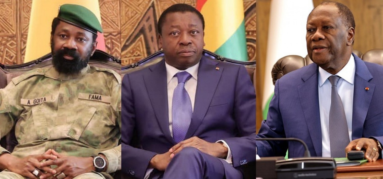 Mali-Côte d'Ivoire :  Fleurs de Gnassingbé à Goita et Ouattara après la grâce présidentielle accordée aux 49 soldats ivoiriens
