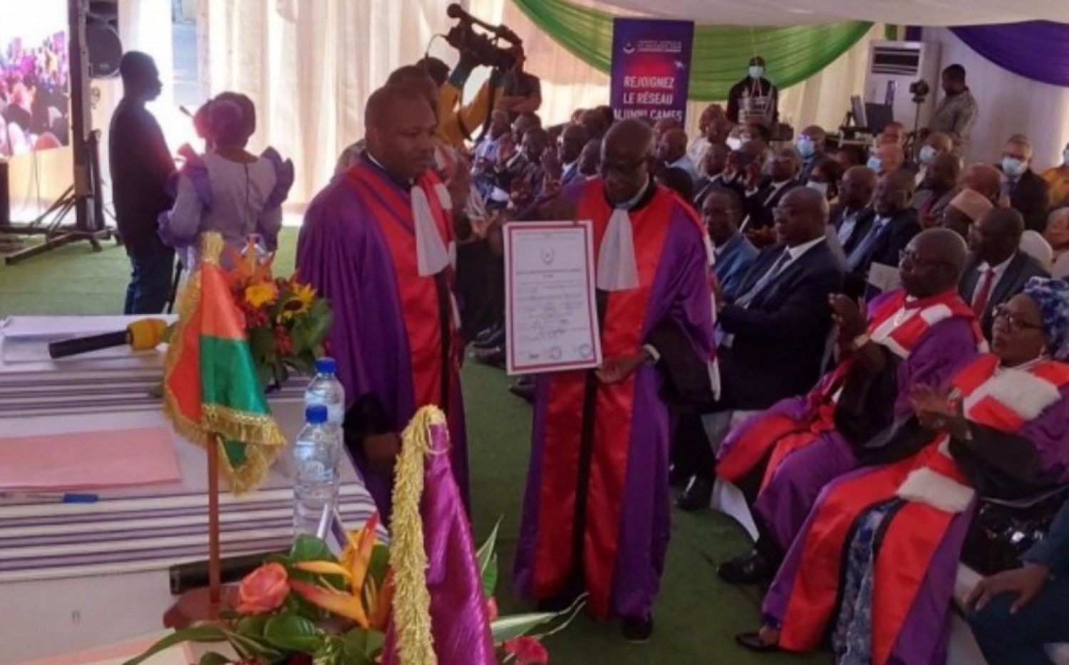 Côte d'Ivoire : CAMES, le Pr Souleymane Konaté SG entrant élevé au Grade de Grand-Croix et Grand Chancelier de l'Ordre International des Palmes Académiques (OIPA)