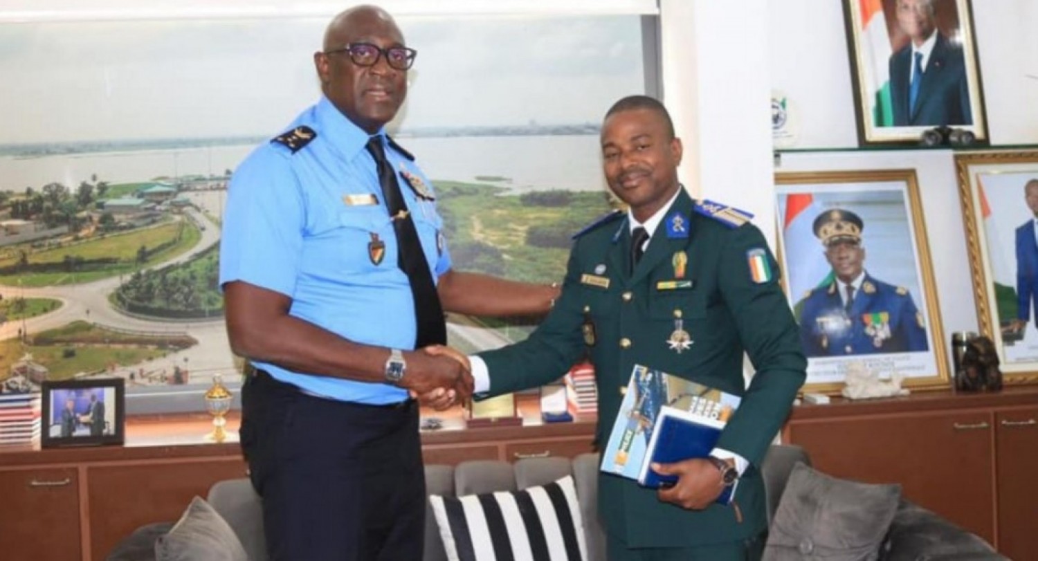 Côte d'Ivoire : Le nouveau Commissaire du Gouvernement par intérim présente ses civilités au DG de la Police