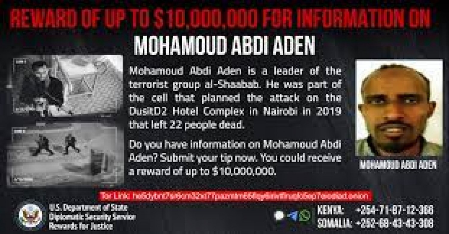 Kenya : Washington offre jusqu'à 10 millions de dollars pour la capture d'un chef d'Al Shabab