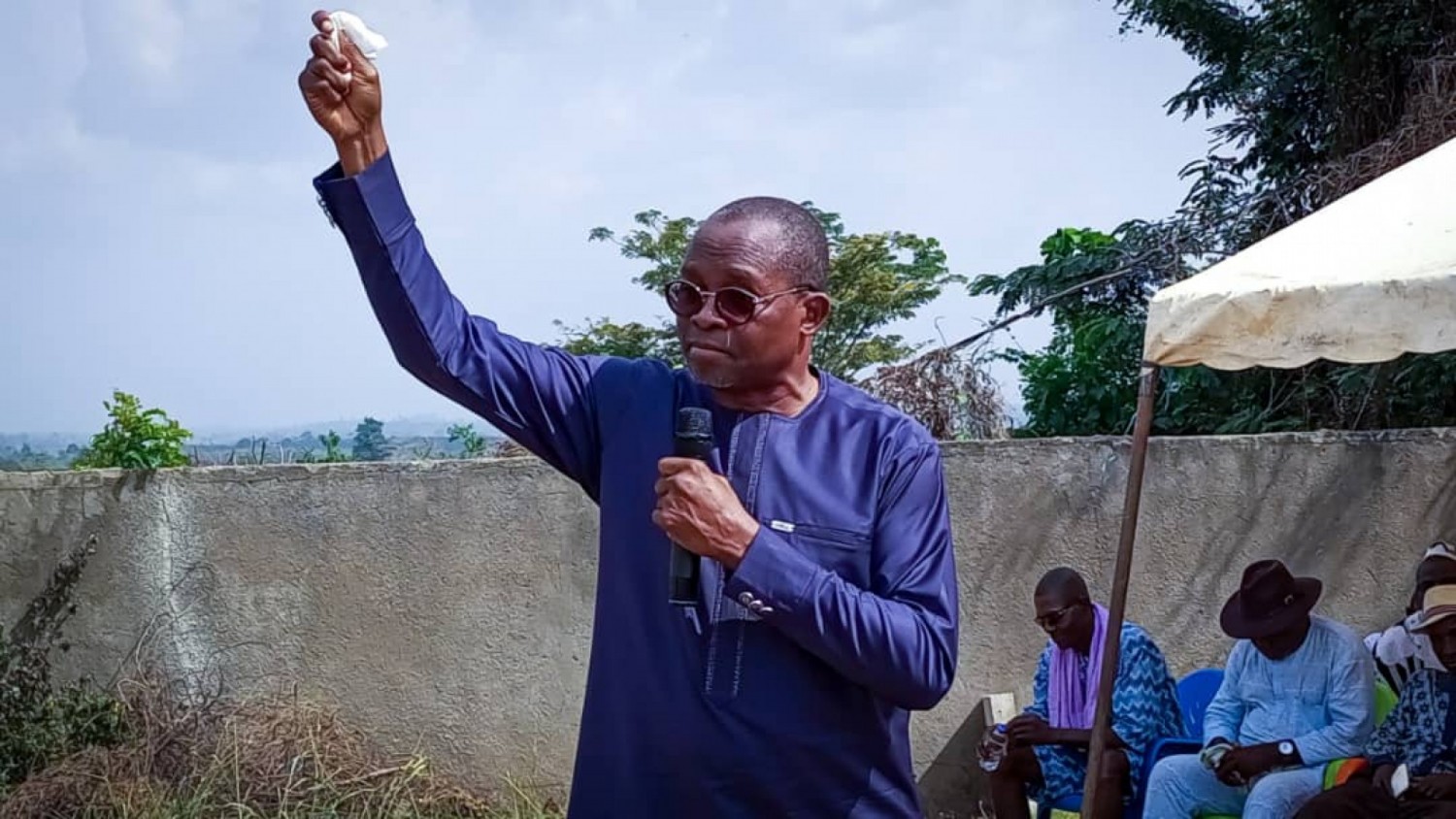 Côte d'Ivoire : Guibéroua, face à 35 chefs des villages, Christophe Blé passe un message d'union pour le développement de la commune