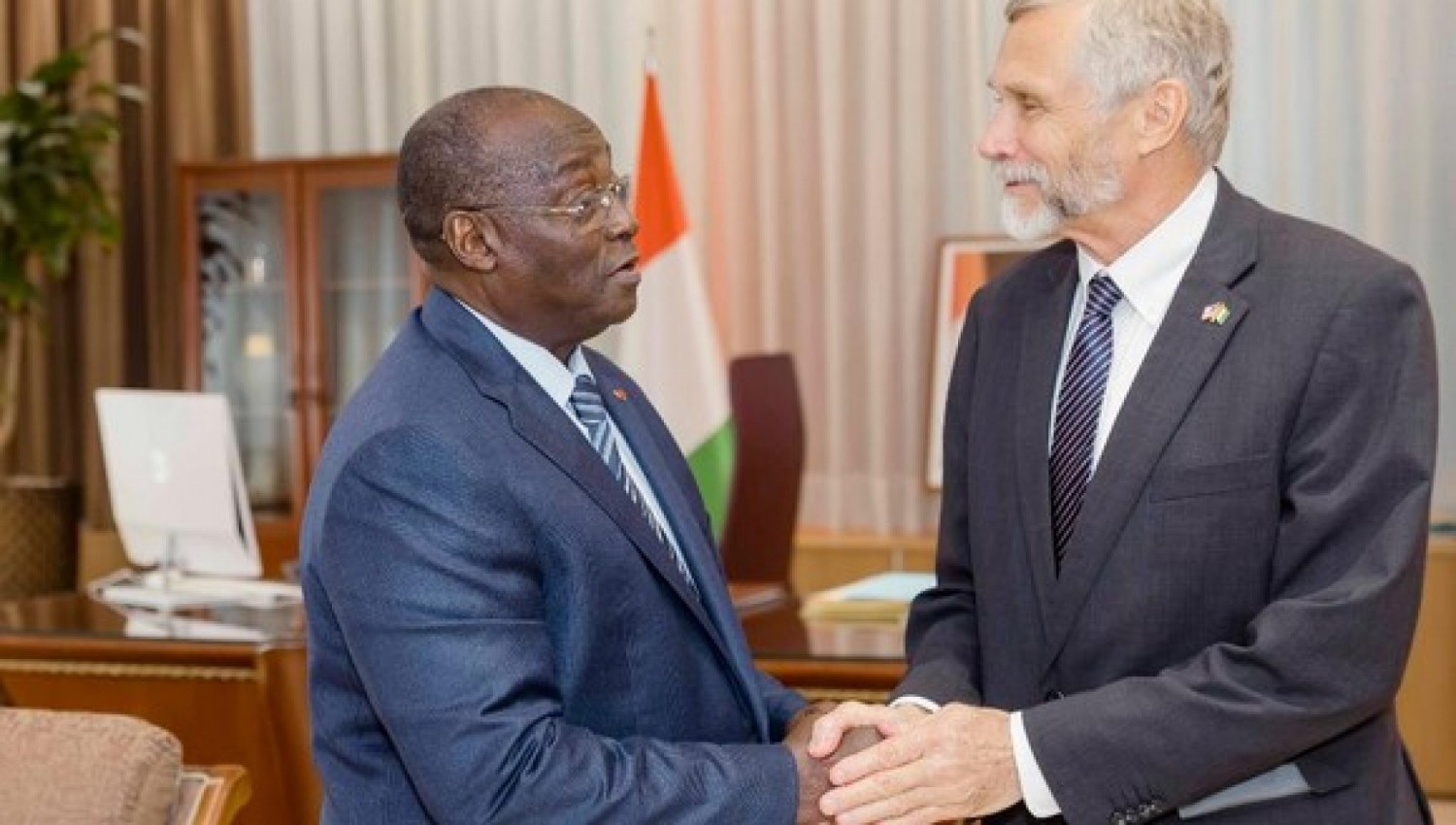 Côte d'Ivoire-USA : Venu faire ses adieux chez le VPR Koné, l'ambassadeur Bell se rappelle de la tentative de coup d'Etat de 2020 et des décès d'Hamed Bakayoko et d'Amadou Gon