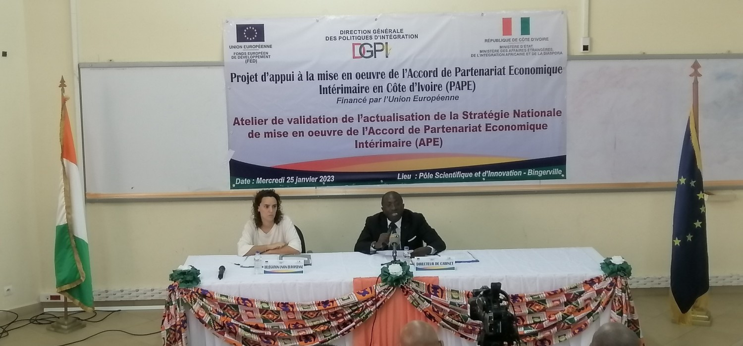 Côte d'Ivoire : Premier en Afrique de l'Ouest à appliquer la réciprocité dans le cadre de l'APE avec l'UE, le pays valide le document portant actualisation de la Stratégie Nationale