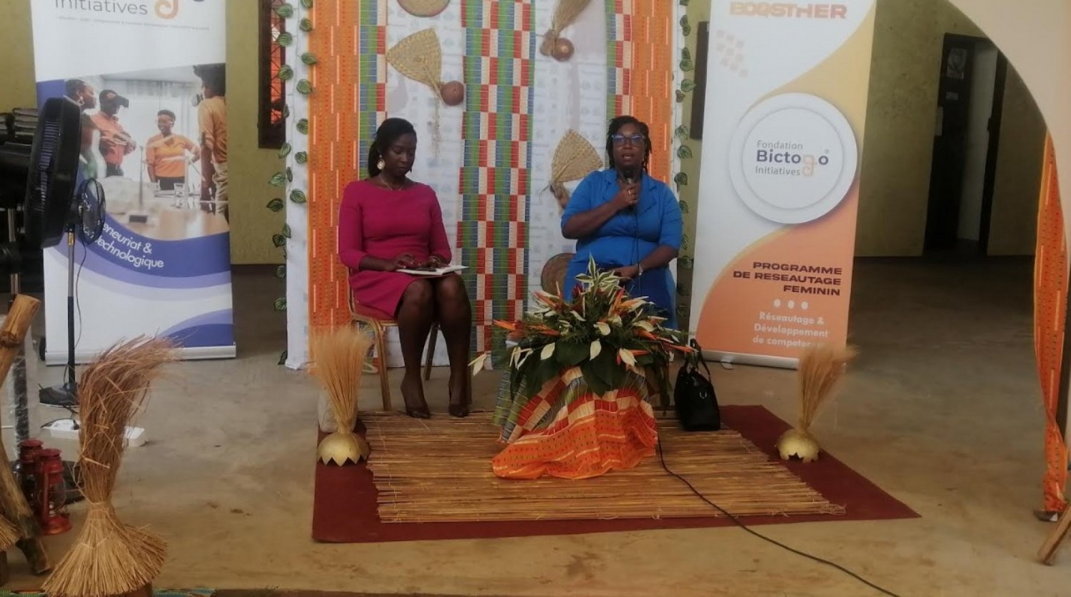 Côte d'Ivoire :  Sensibilisation entrepreneuriale en milieu scolaire, la Fondation Bictogo invite les jeunes filles du Lycée moderne de Cocody à éviter « les relations sexuelles rémunérées » et à suiv