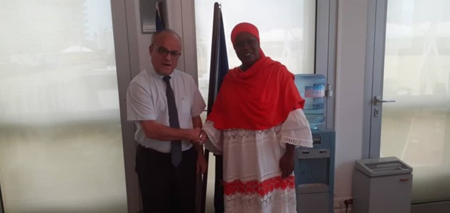Côte d'Ivoire : Recevant la représentante de CEDEAO, l'Ambassadeur de France se réjouit de la situation politique et socio-économique actuelle