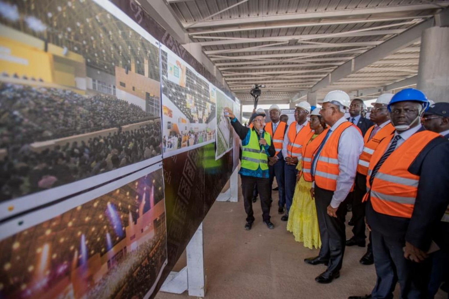 Côte d'Ivoire :  Patrick Achi sur le chantier de construction du Parc d'expositions : « Il sera l'un des centres les plus occupés de la sous-région »