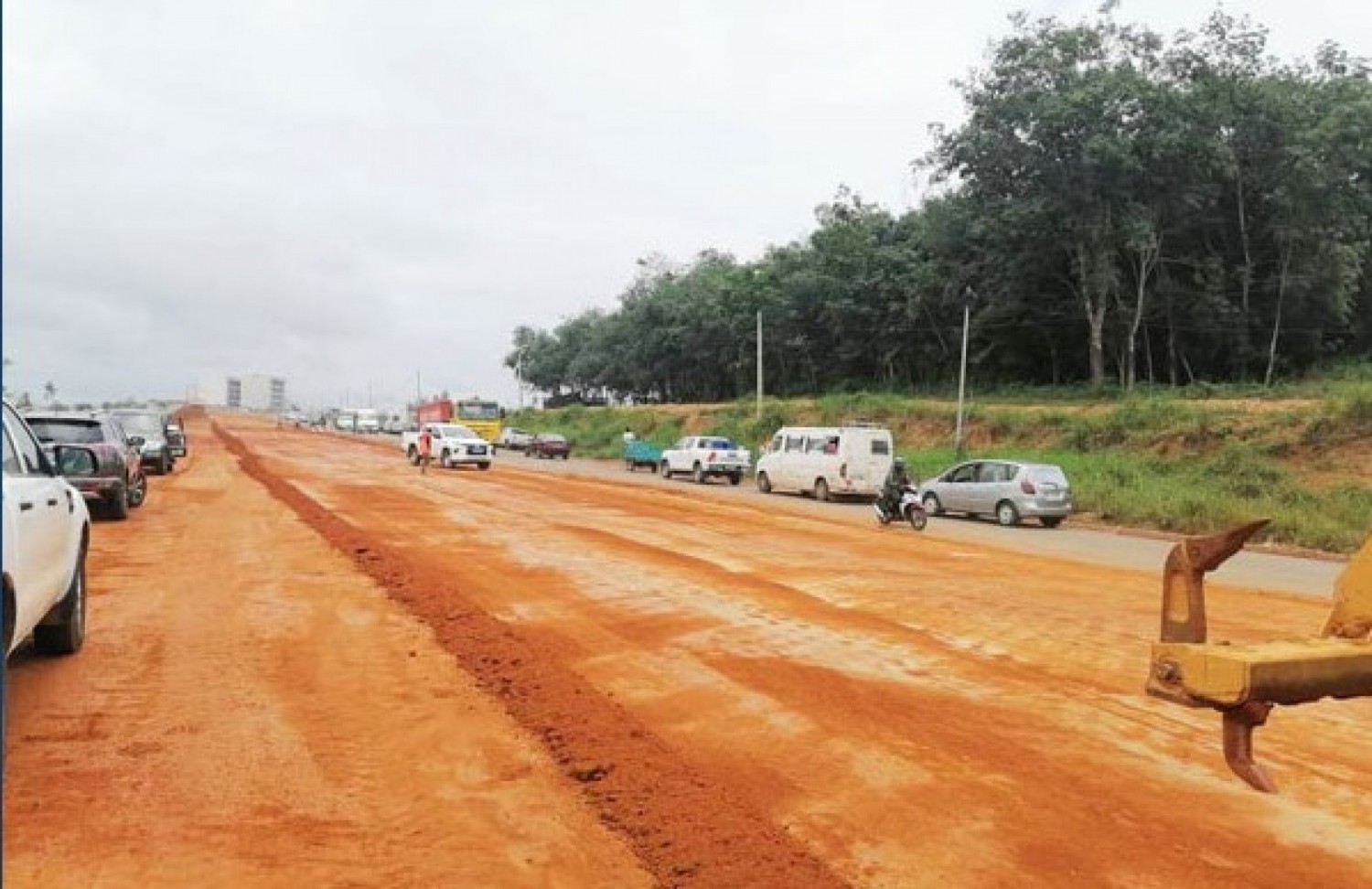 Côte d'Ivoire : Sortie ouest-route de Dabou,  les travaux avancent à grands pas