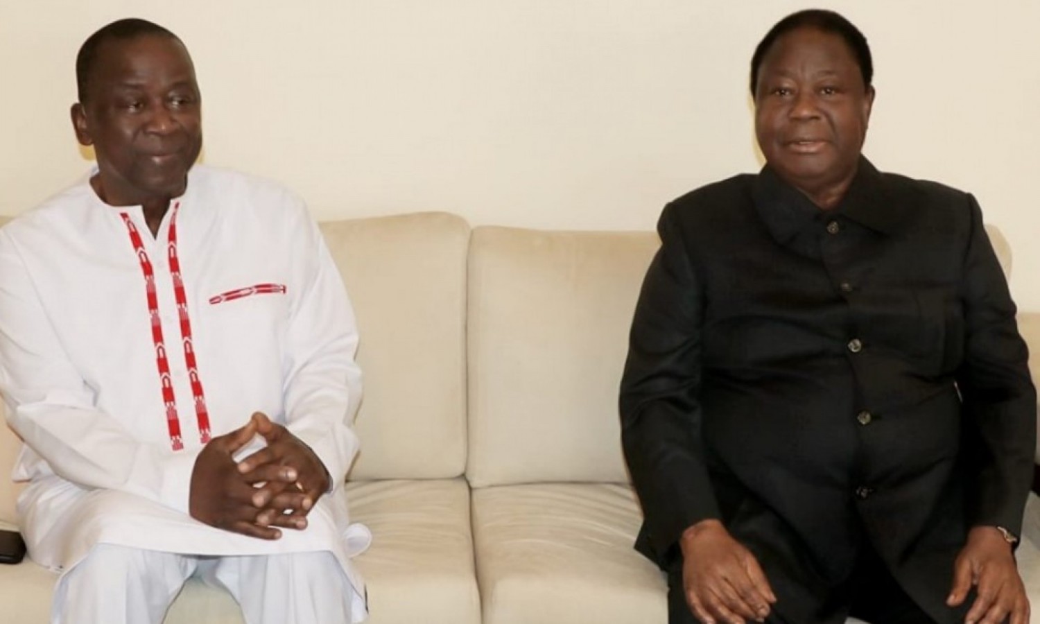 Côte d'Ivoire : Yamoussoukro, Jeannot Ahoussou Kouadio présente ses civilités à Konan Bédié