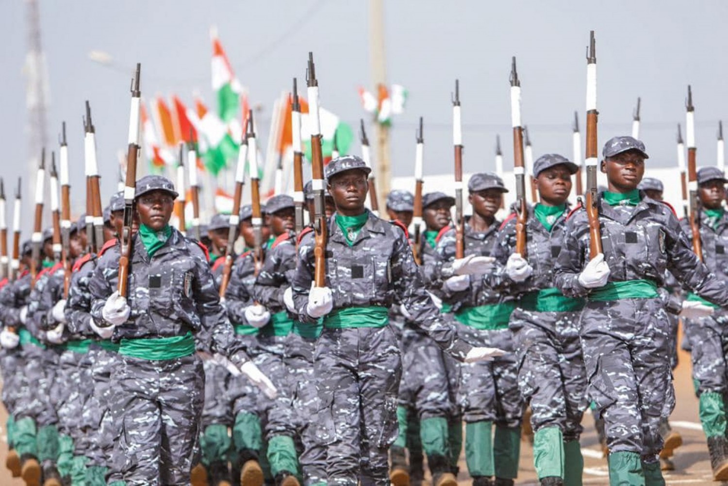 Côte d'Ivoire : Après Abidjan, 1914 nouvelles recrues de la  police présentées ce vendredi au Drapeau à Korhogo