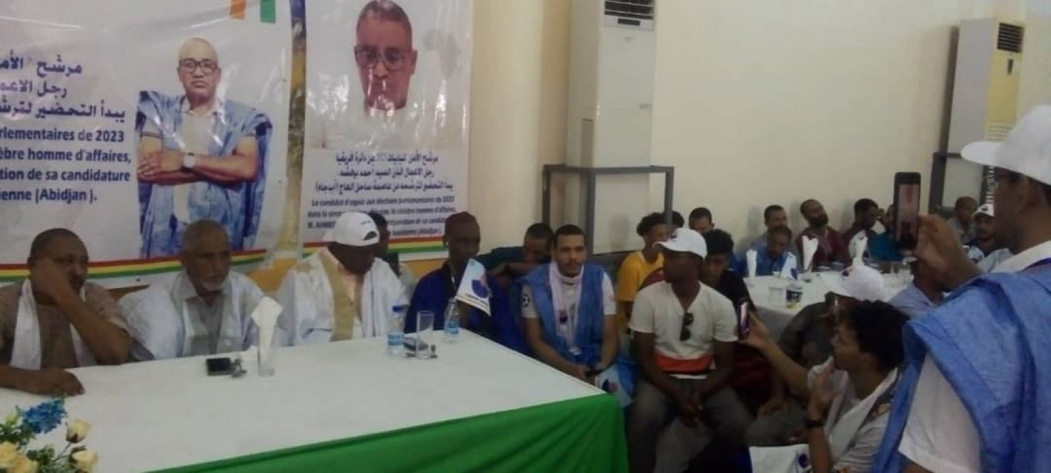 Côte d'Ivoire:  La communauté mauritanienne présente son candidat aux élections parlementaires 2023 de la Mauritanie, circonscription de la diaspora africaine