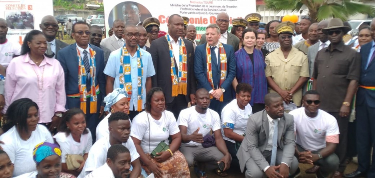 Côte d'Ivoire-France : Projet C2D2 Emploi des jeunes, 820 jeunes de la région des Grands Ponts financés à hauteur de 516 millions