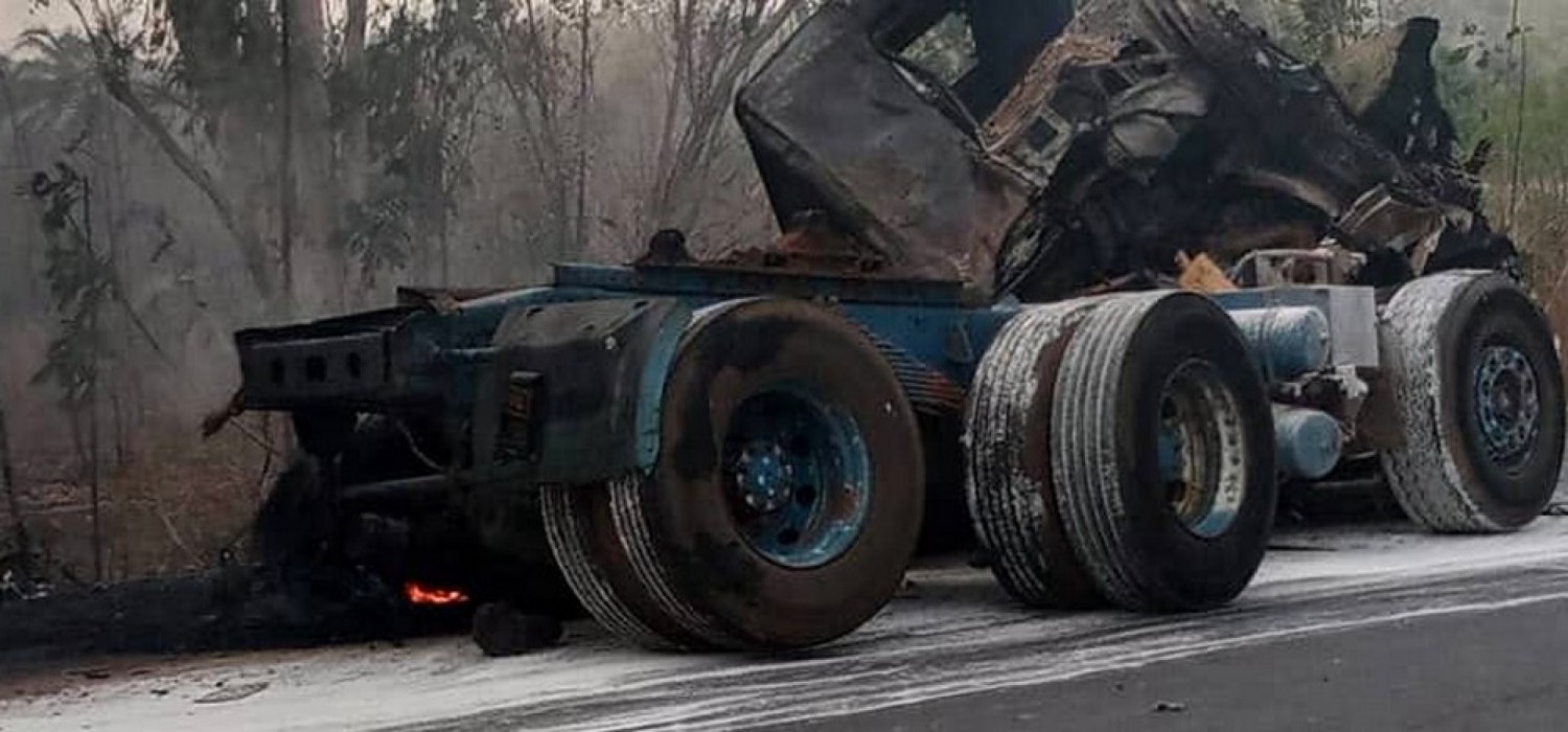 Togo : Déviations sur la N1 au nord après un accident de camions à Kara