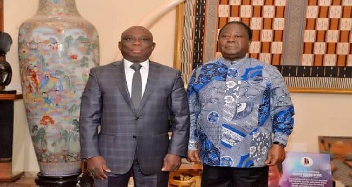 Côte d'Ivoire : Reçu par Bédié à Daoukro, KKB affirme qu'il est un trait d'union entre Ouattara et le président du PDCI