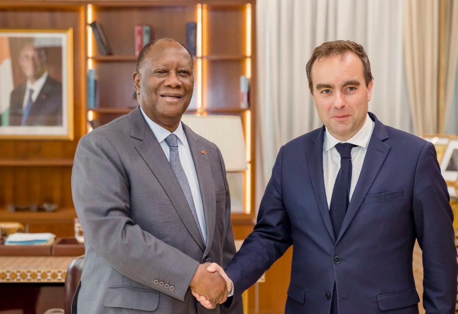 Côte d'Ivoire-France : Au sortir d'un entretien avec Ouattara, Lecornu : « La Côte d'Ivoire, un pays de stabilité, un pays dans lequel on peut nourrir et documenter un agenda de sécurité en commun ».