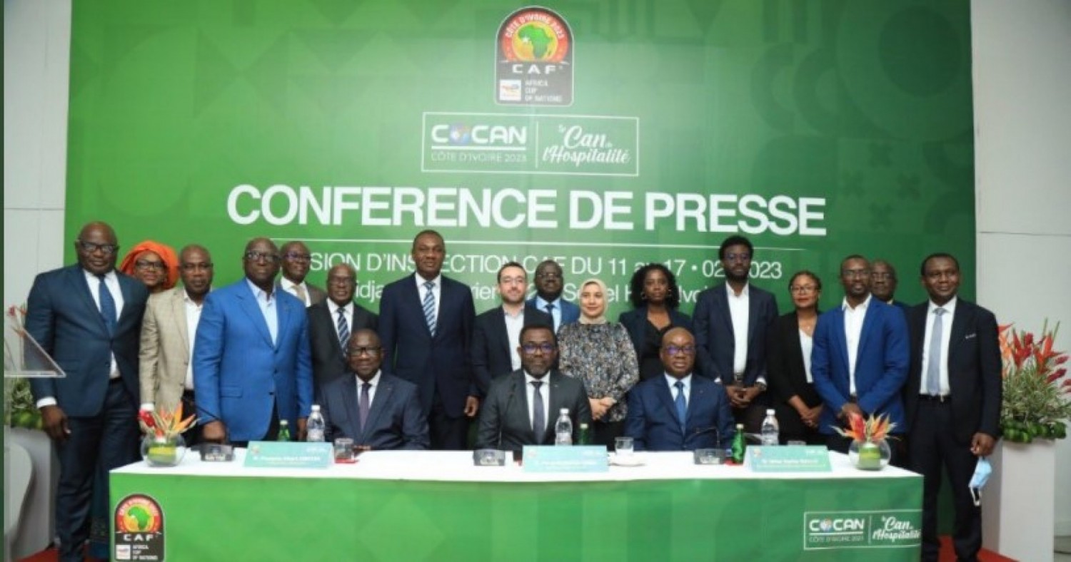 Côte d'Ivoire : Au terme d'une visite, la CAF salue  les progrès réalisés dans l'organisation de la CAN 2023