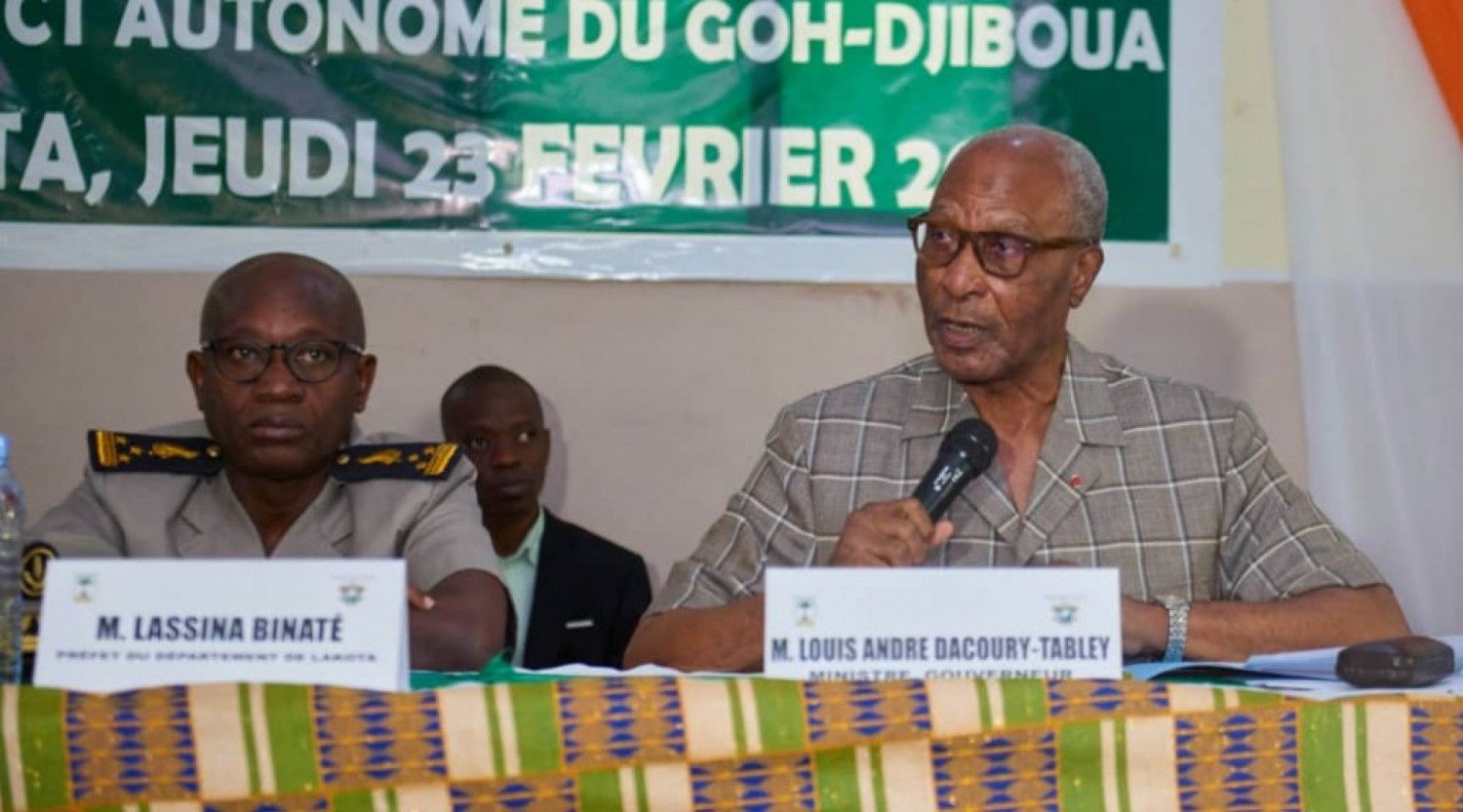 Côte d'Ivoire : Le Ministre-Gouverneur Louis André Dacoury-Tabley veut faire d'une référence le District Gôh-Djiboua