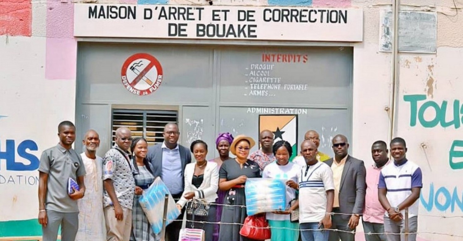 Côte d'Ivoire : Bouaké, pour leur bien-être, les femmes détenues à la prison civile reçoivent plusieurs dons