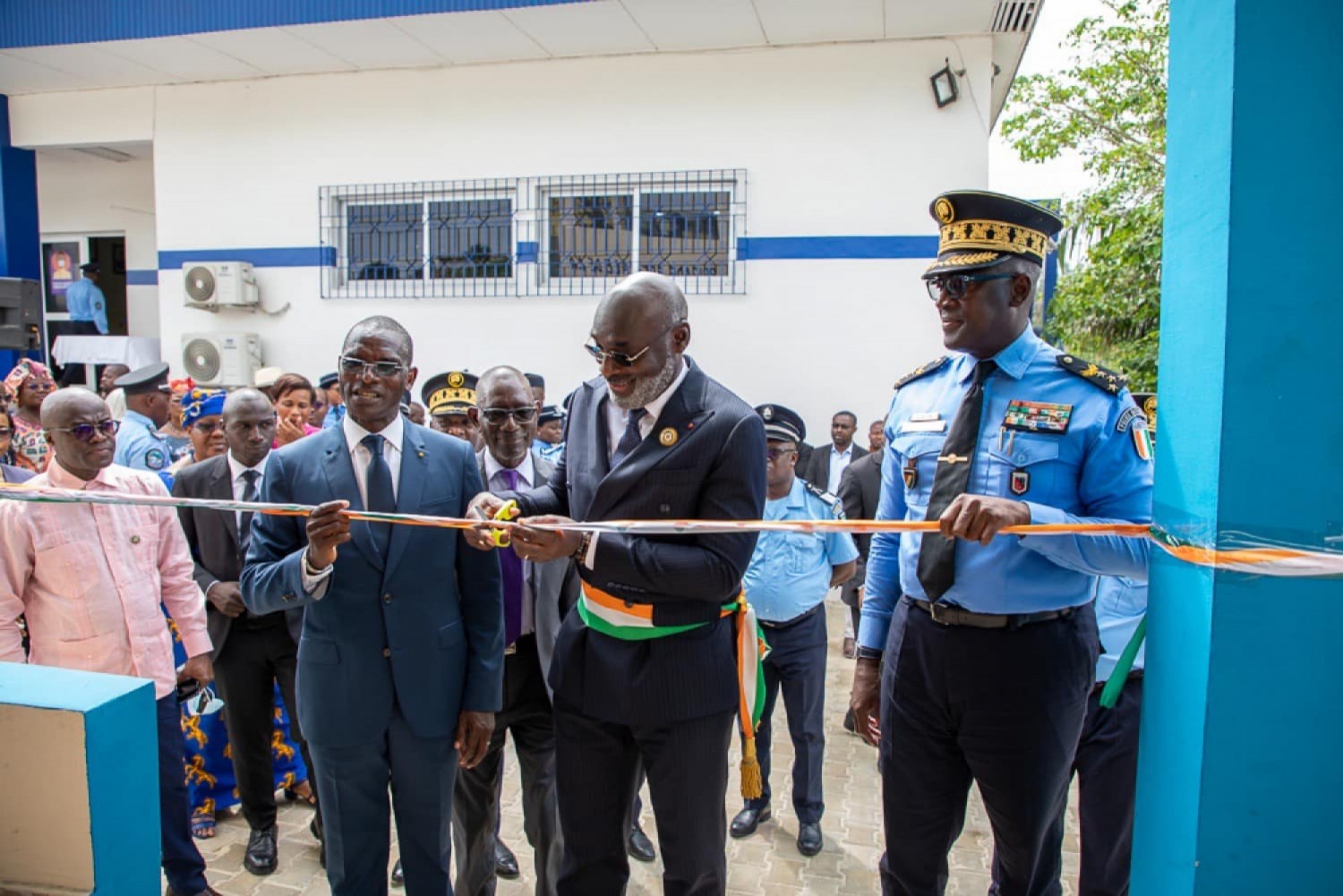 Côte d'Ivoire : Le bâtiment de la  Brigade Spéciale de Circulation et Régulation (BSCR) inauguré à Cocody