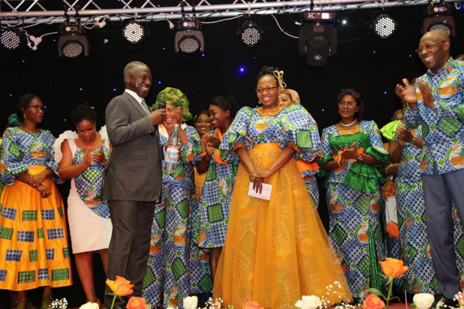 Côte d'Ivoire :    Investiture de la Présidente de l'Amicale des femmes douaniers, Adama Bictogo au Colonelle Anne-Marie Diby : «Le bon chef, c'est celui qui sait écouter »