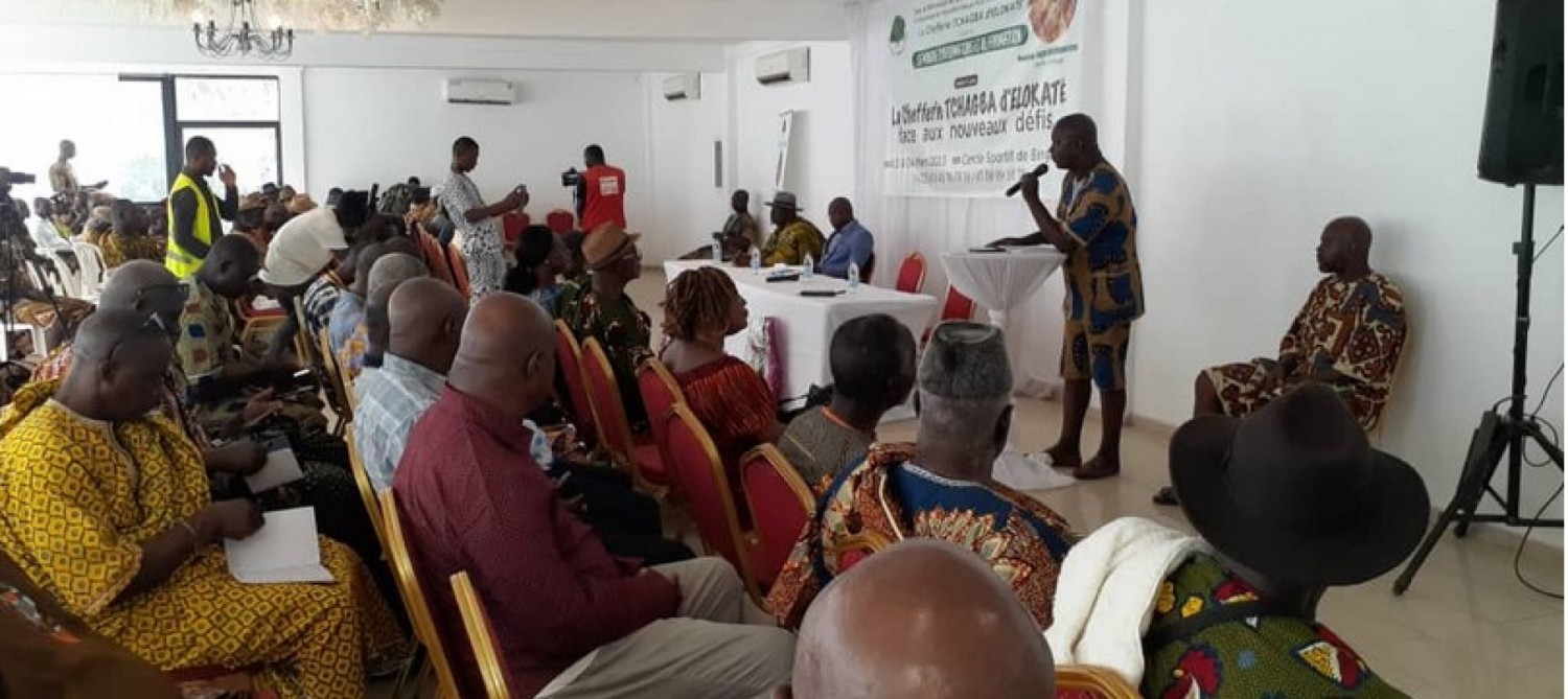 Côte d'Ivoire :   Bingerville, nomination de Florent Assémian Ossiry, chef du village d'Eloka-Té, un «Code d'éthique et de bonne conduite des membres des institutions de la chefferie » en élaboration