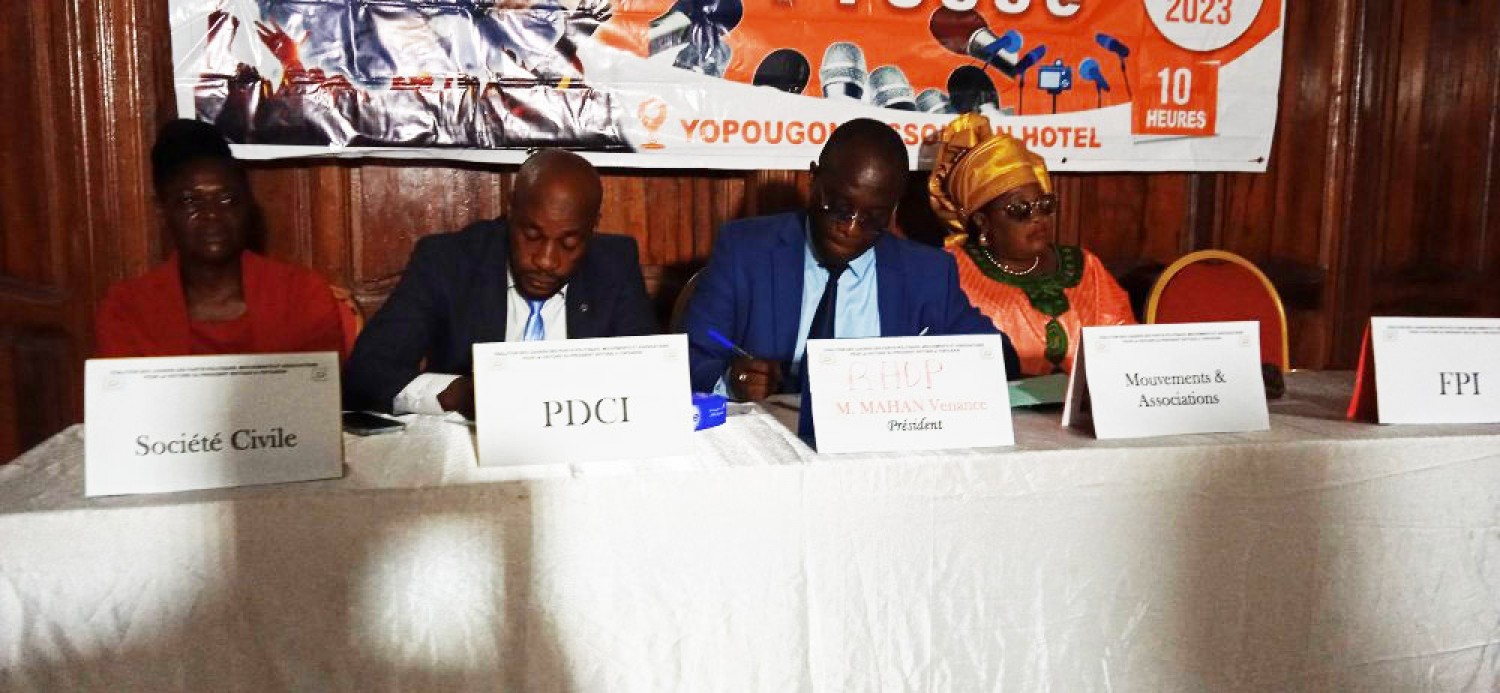 Côte d'Ivoire : Municipales 2023 à Yopougon, une Coalition avec des Partis politiques mise en place pour la victoire de Bictogo