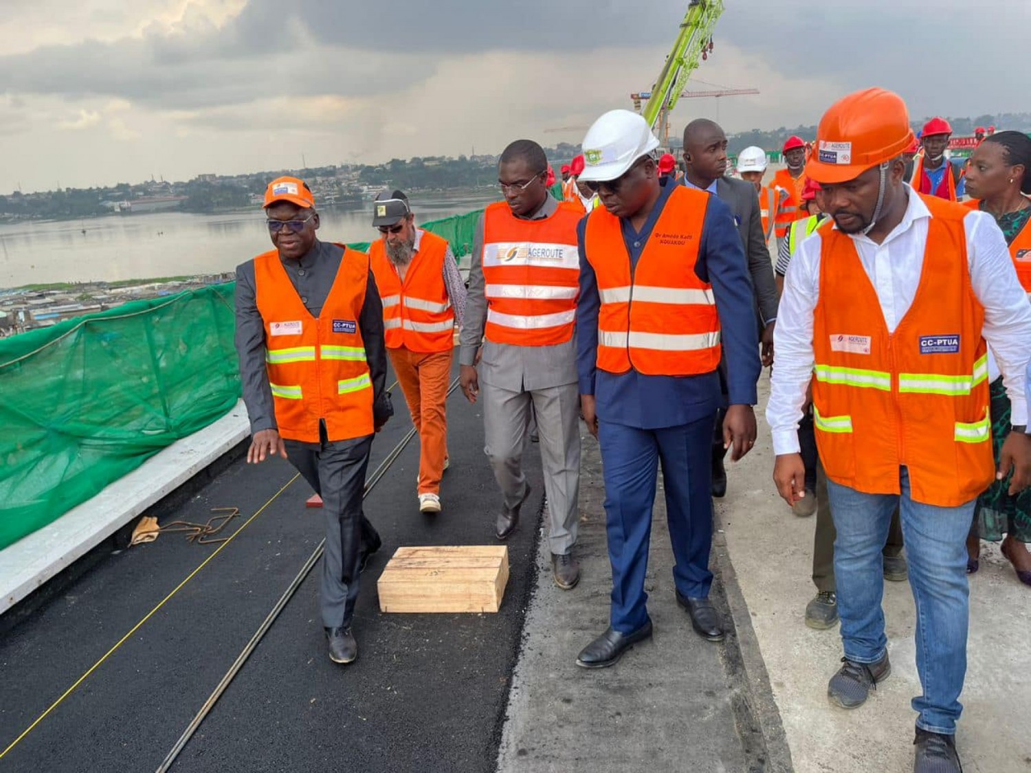Côte d'Ivoire : Accélération des Travaux du quatrième pont, un  nouveau plan de circulation  avec la fermeture de la voie passant dans le dos du Sanctuaire Marial