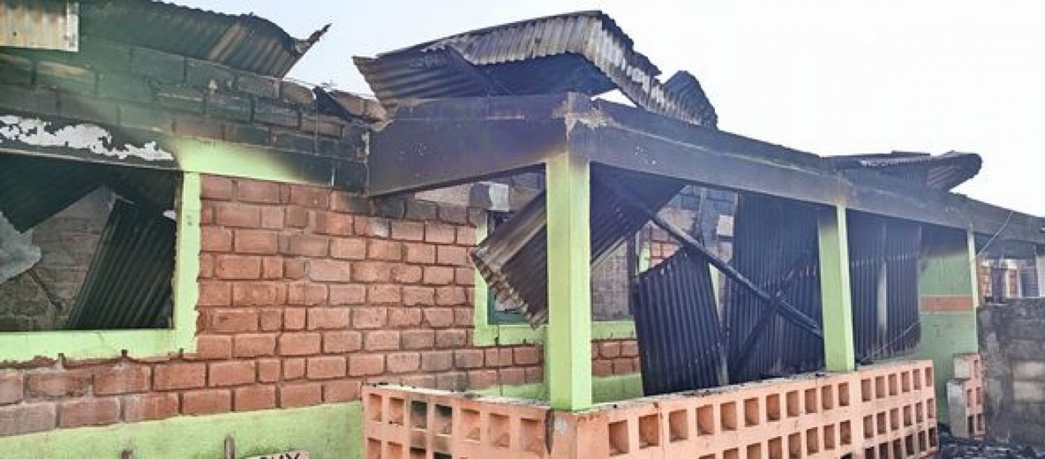 Côte d'Ivoire : Guiglo, un incendie ravage les domiciles de 04 familles