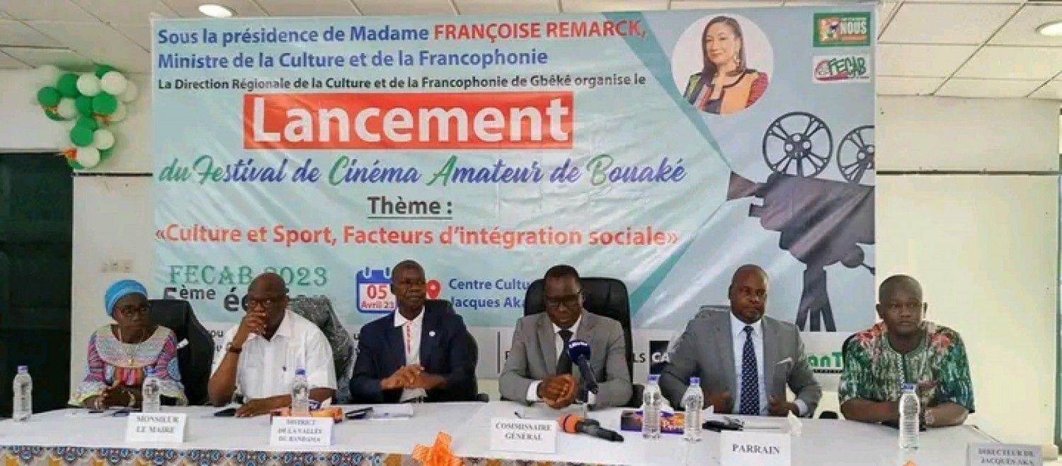 Côte d'Ivoire : Bouaké, la 5e édition du FECAB lancée, la jeunesse à l'honneur