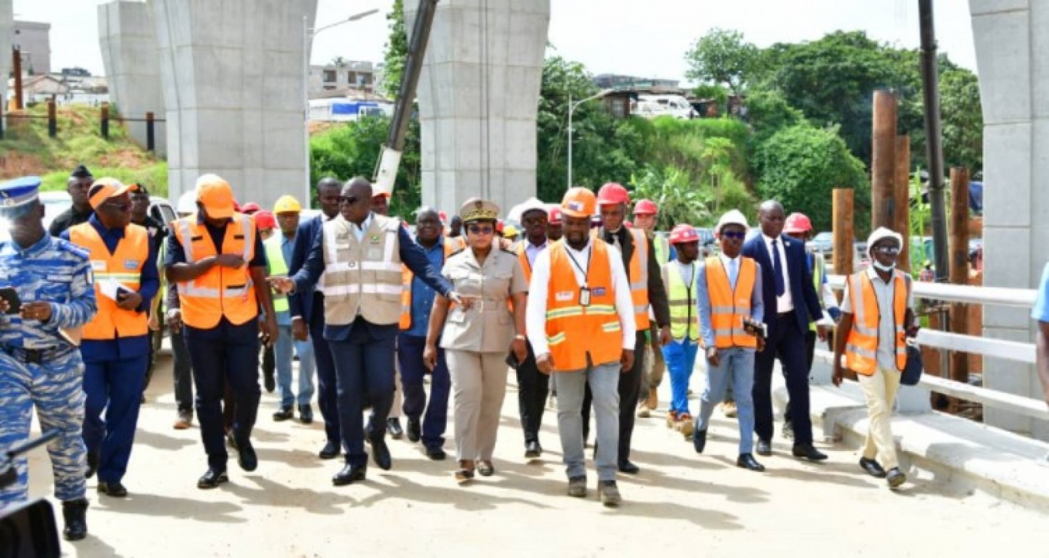 Côte d'Ivoire : 4ᵉ pont d'Abidjan, Amédé Kouakou annonce : « 85% des travaux réalisés »