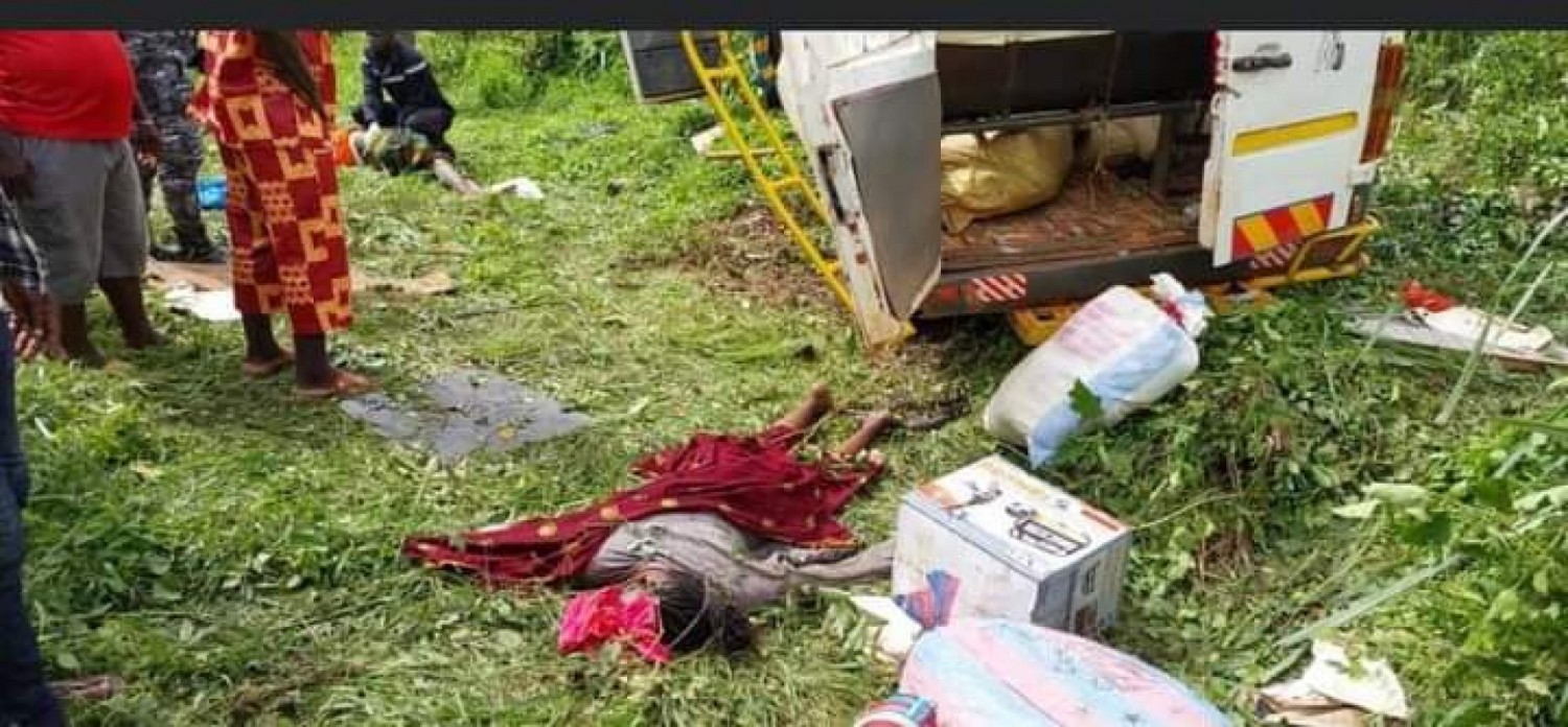 Côte d'Ivoire : Bongouanou, la sortie de route d'un Massa fait au moins  02 décès et plusieurs blessés