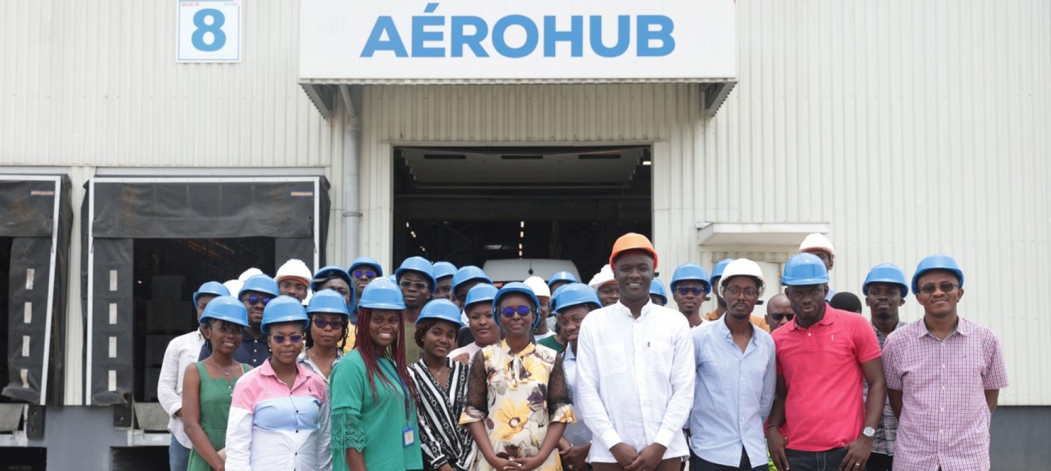 Côte d'Ivoire : L'association des alumni de l'institut polytechnique (inp-hb) découvre l'Aérohub