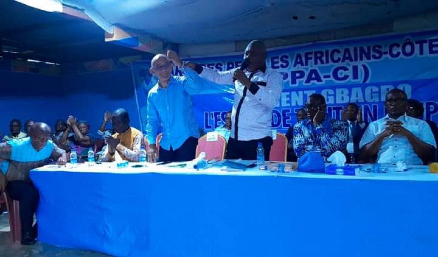 Côte d'Ivoire : Municipales à Yopougon, Michel Gbagbo, présenté aux militants PPA-CI, s'en remet à son père et aux partis alliés pour une victoire commune