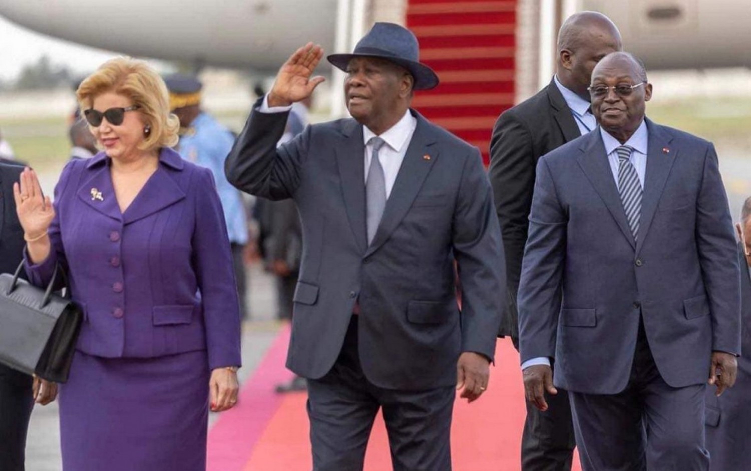 Côte d'Ivoire :   Alassane Ouattara au Gabon dans le cadre d'une visite d'amitié et de travail
