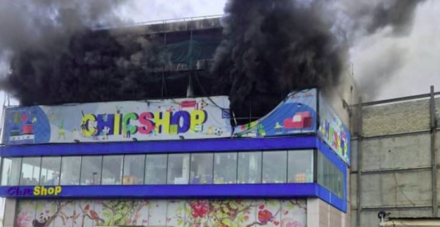 Côte d'Ivoire : Cocody, encore un incendie déclaré dans le supermarché Chic Chop