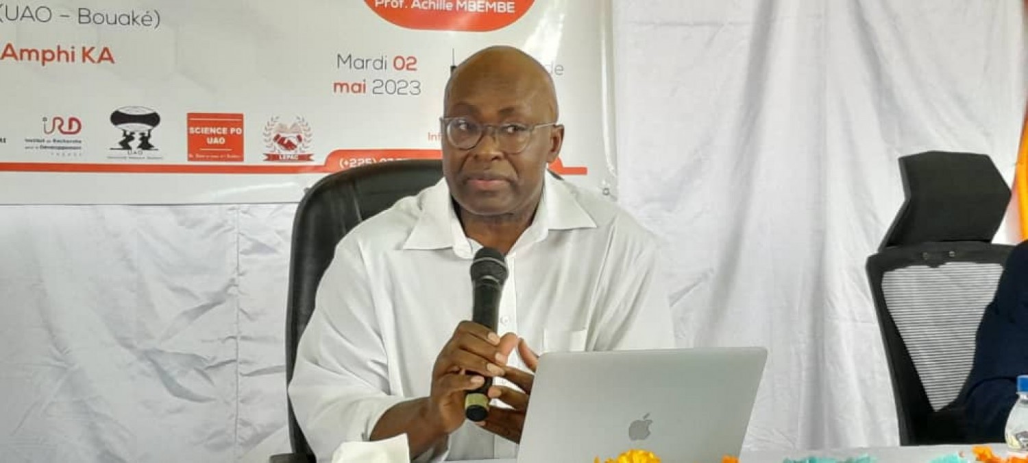 Côte d'Ivoire : Bouaké, problématique sur la démocratie en Afrique, les solutions proposées par le politiste Achille Mbembe
