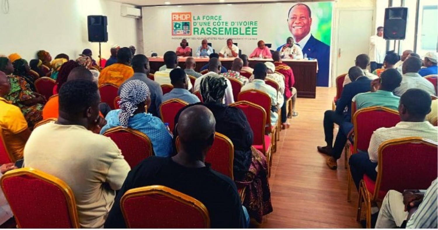 Côte d'Ivoire : Municipales 2023, les militants du RHDP font bloc autour de la candidature d'Eric Taba