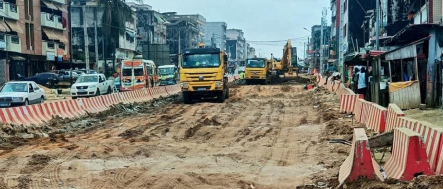 Côte d'Ivoire : Yopougon, les travaux de l'Autoroute Carrefour Sable- Siporex Gesco ont débuté