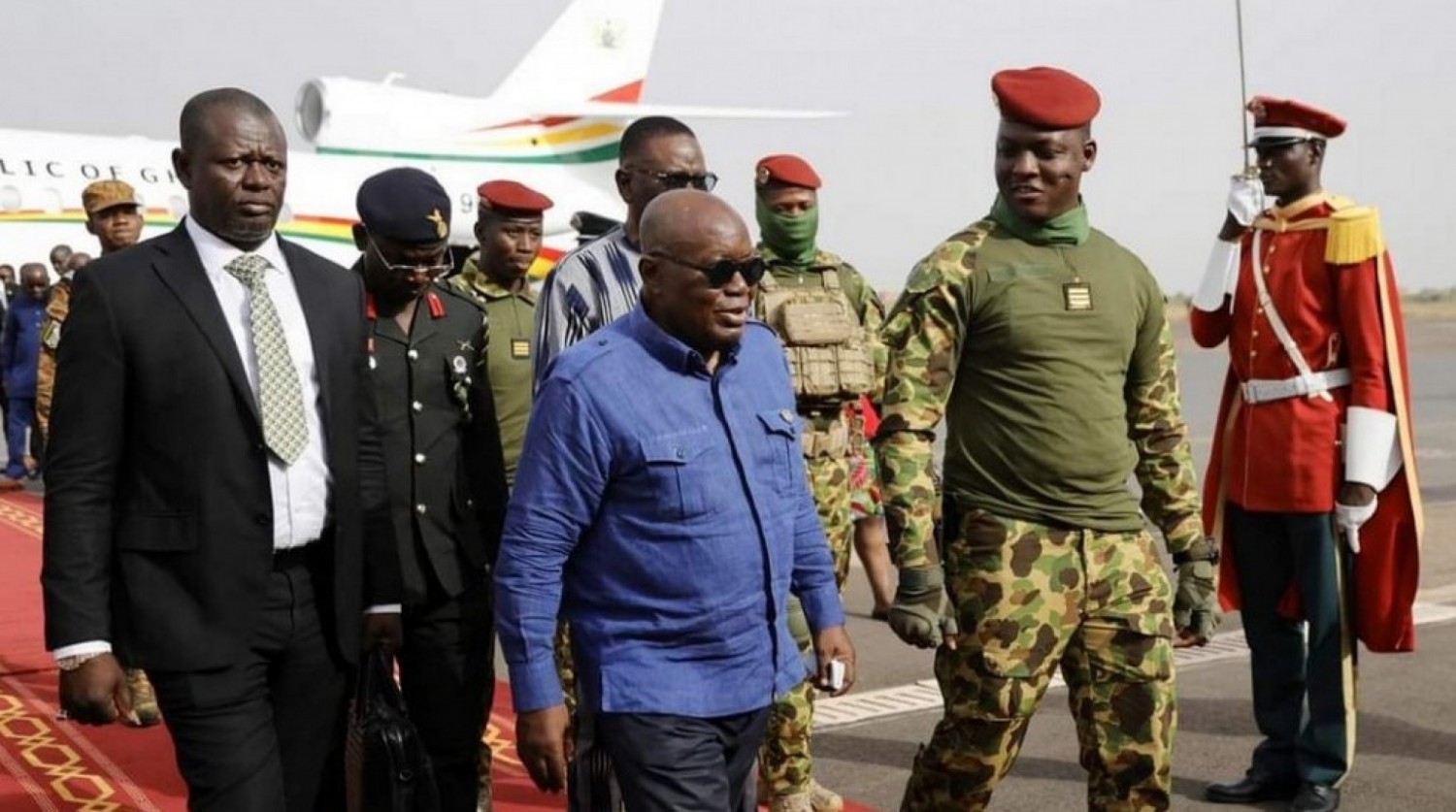 Burkina Faso-Ghana : Akufo-Addo débarque à Ouagadougou