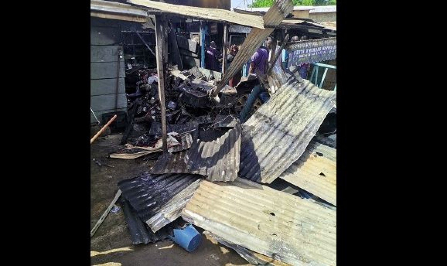 Côte d'Ivoire : Plus d'une dizaine de magasins partent en fumée au marché de Dabakala