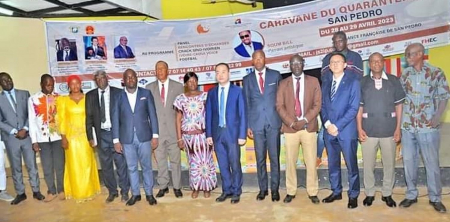 Côte d'Ivoire : Amitié sino-ivoirienne, pour les 40 ans de coopération, le Congrès international organise une caravane à San-Pédro