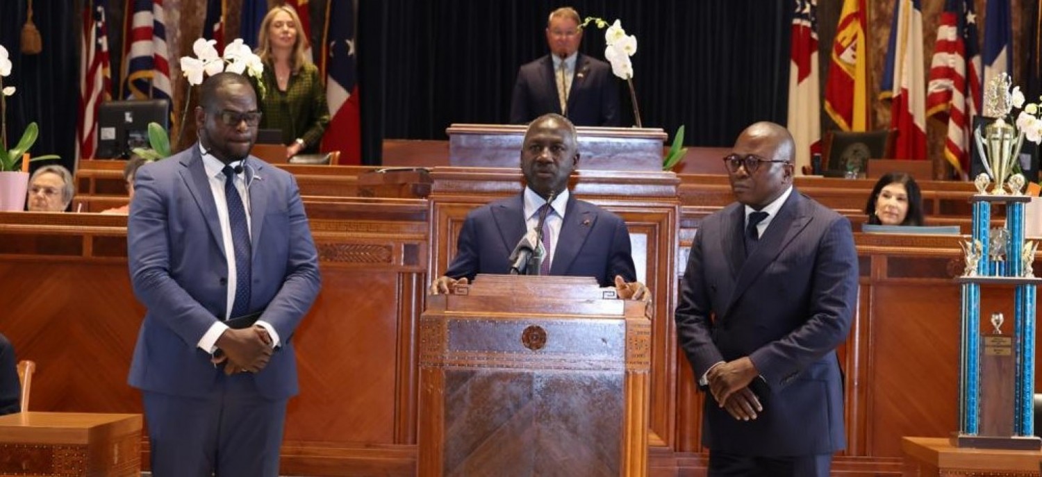 Côte d'Ivoire :   USA, Adama Bictogo en Louisiane, s'adresse pour la première fois aux Sénateurs et aux représentants du 18ᵉ Etat