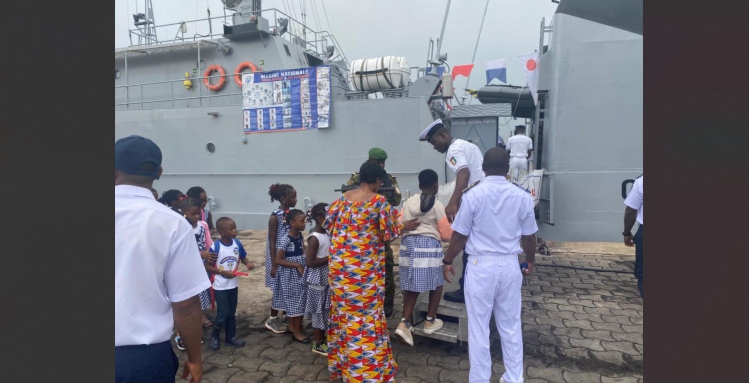 Côte d'Ivoire : Escale du Patrouilleur CA Fadika au Port autonome de San Pedro